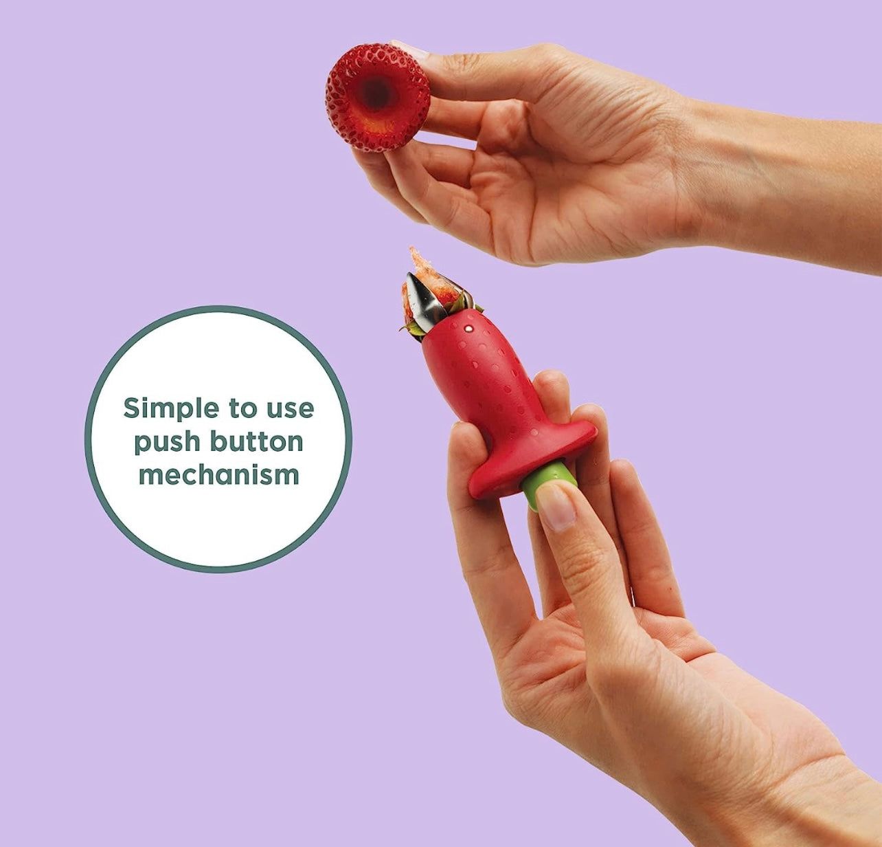 1Pc Strawberry Huller: This convenient little kitchen tool makes prepping strawberries very easy by removing the hull and saving you time and waste.