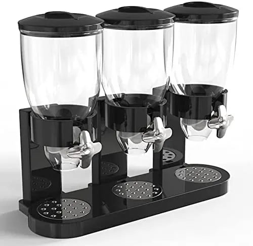 Food Storage/Cereal Dispenser Container For Dry Foods: The perfect way to store and dispense dry foods without compromising elegance!
