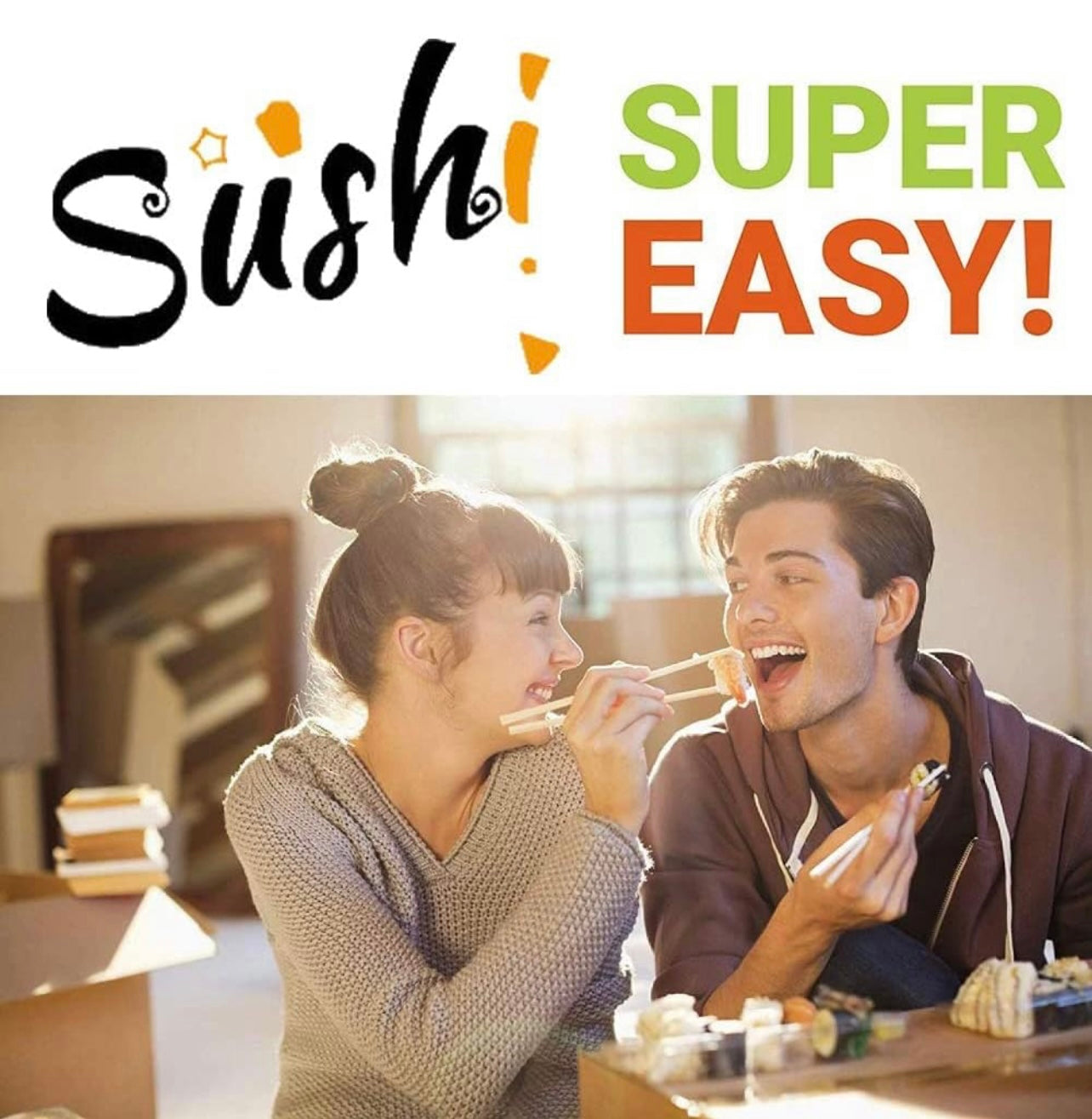 Quick DIY Sushi Roll Mold: It’s compact design is user-friendly, and even suitable for children to utilize to craft sushi as well.