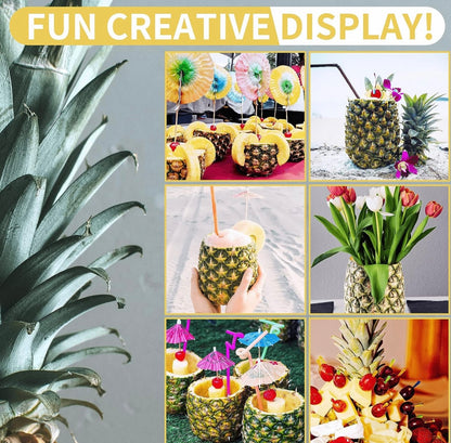 Stainless Steel Pineapple Slicer : A faster, convenient way to enjoy your pineapple effortlessly, and with professional quality precision!