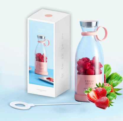 Portable 12 oz Electric Blender Bottle: This innovative personal sized blender bottle is a convenient way to rejuvenate with a quick smoothie from any location!