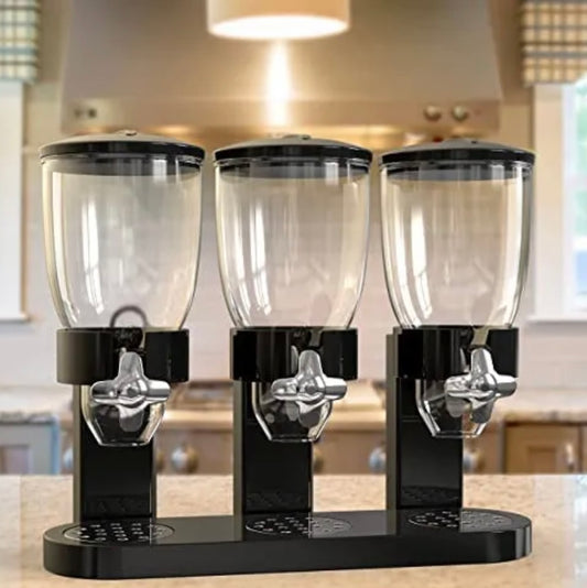 Food Storage/Cereal Dispenser Container For Dry  Foods: The perfect way to store and dispense dry foods without  compromising elegance!